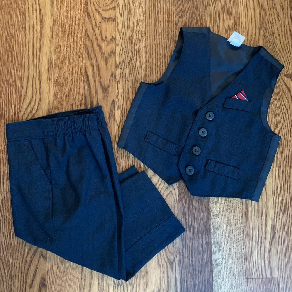 2-Piece Dress Clothes Suit Vest & Pants